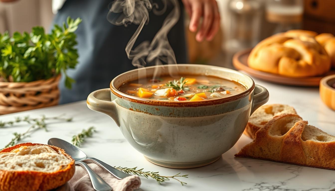 Freshly baked homemade cake in a kitchen setting
